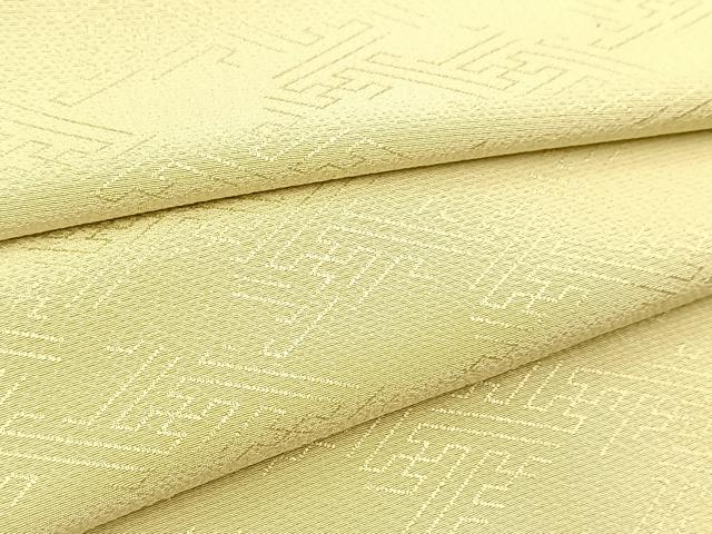 平和屋着物■上質な色無地 紗綾形地紋 蒸栗色 正絹 逸品 BAAX9057yc