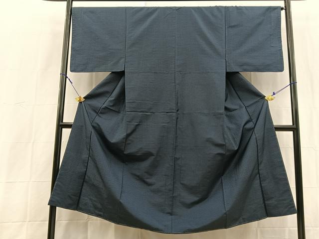 平和屋着物■男性 本場大島紬 袖無し羽織セット 100亀甲 総詰め 正絹 逸品 未使用 BAAX9061yc