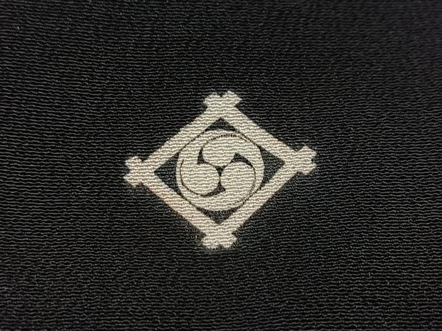 平和屋着物■豪華黒留袖 刺繍 鳳凰立波文 金糸 正絹 逸品 BAAX9073yc