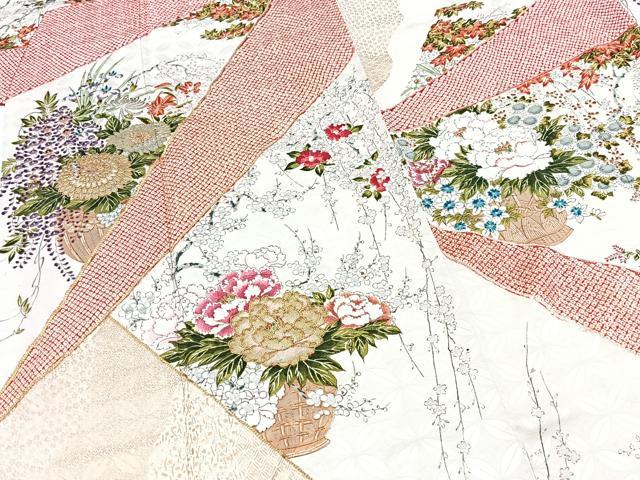 平和屋着物■豪華振袖 駒刺繍 飾花文 金彩 鈴乃屋扱い 正絹 逸品 BAAX9079yc