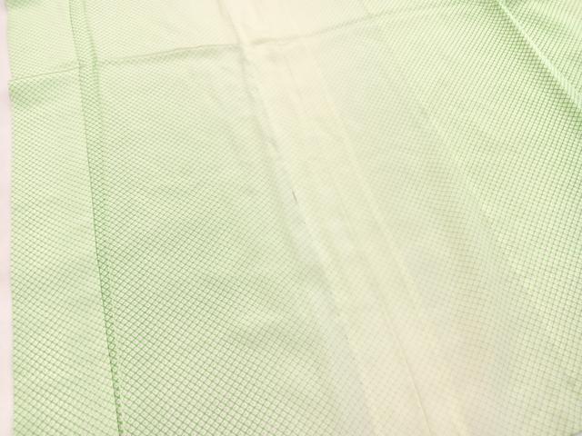 平和屋着物■長襦袢 無双仕立て 鹿の子文様 暈し染め 正絹 逸品 BAAX9086yc