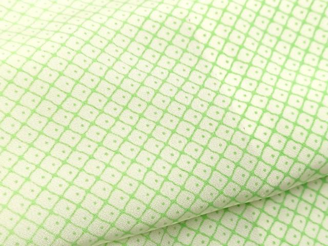 平和屋着物■長襦袢 無双仕立て 鹿の子文様 暈し染め 正絹 逸品 BAAX9086yc