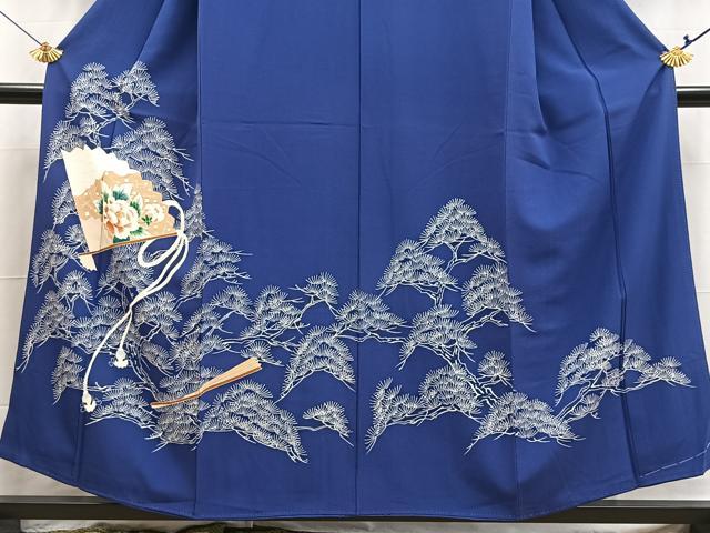 平和屋着物■豪華色留袖 扇面花文 正絹 逸品 BAAX9104yc