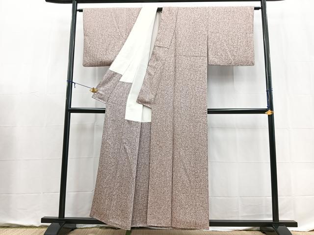 平和屋着物■上質な小紋 霞文 正絹 逸品 BAAX9105yc