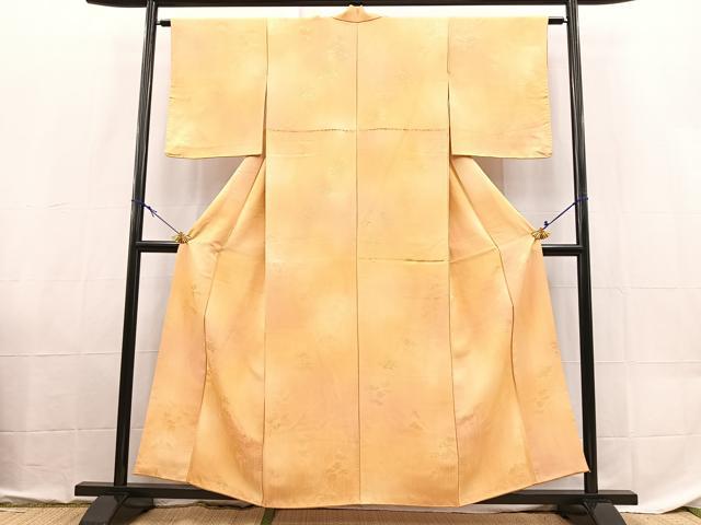 平和屋着物■上質な小紋 樹林地紋 暈し染め 正絹 逸品 BAAX9117yc