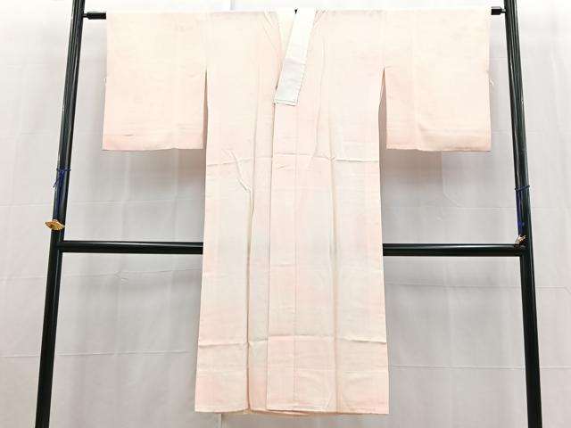 平和屋着物■長襦袢 無双仕立て 枝花地紋 暈し染め 正絹 逸品 BAAX9121yc