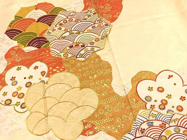 平和屋着物■豪華振袖 駒刺繍 吉祥花文 金彩 正絹 逸品 BAAX9124yc