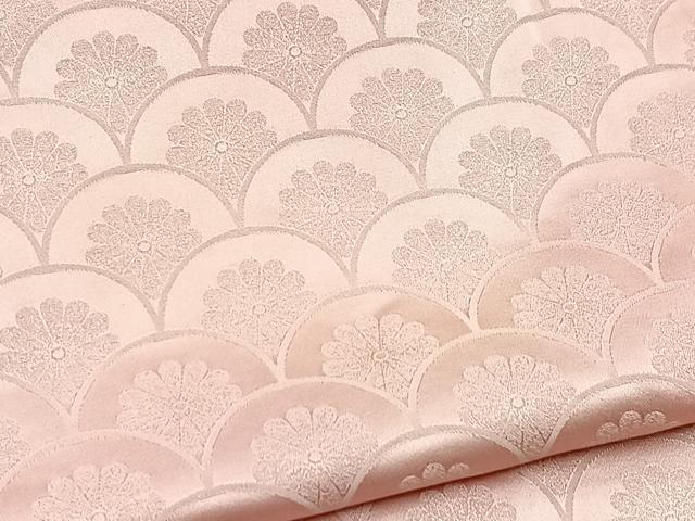 平和屋着物■上質な小紋 菊青海波地紋 暈し染め 正絹 逸品 BAAX9149yc