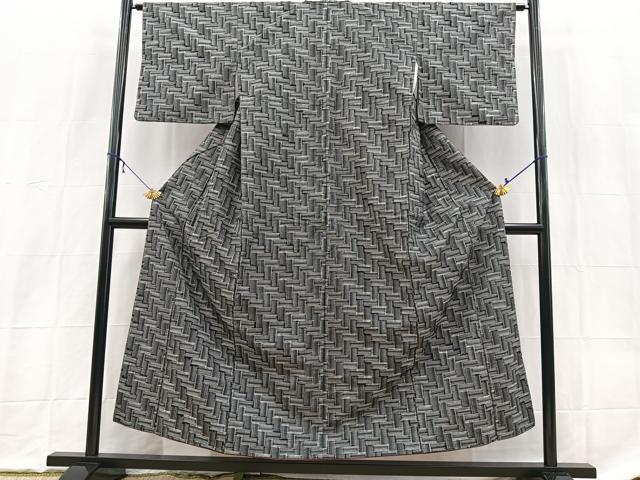 平和屋着物■上質な紬 檜垣文 正絹 逸品 BAAX9167yc