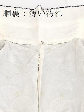 平和屋着物■上質な小紋 型染め 青海波風景文 正絹 逸品 未使用 BAAX9177yc