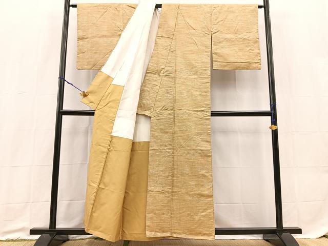 平和屋着物■上質な紬 霞文 正絹 逸品 BAAX9188yc