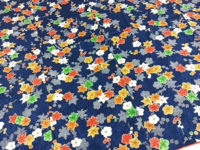 平和屋着物■上質な小紋 草花文 金彩 正絹 逸品 BAAX9207yc