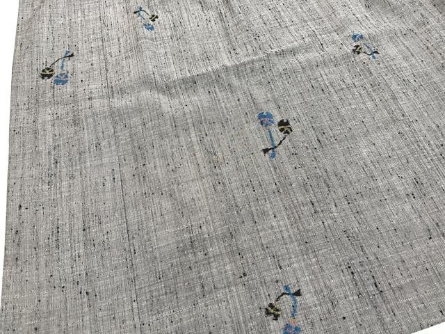 平和屋着物■上質な紬 二部式 鈴文 正絹 逸品 BAAX9212yc