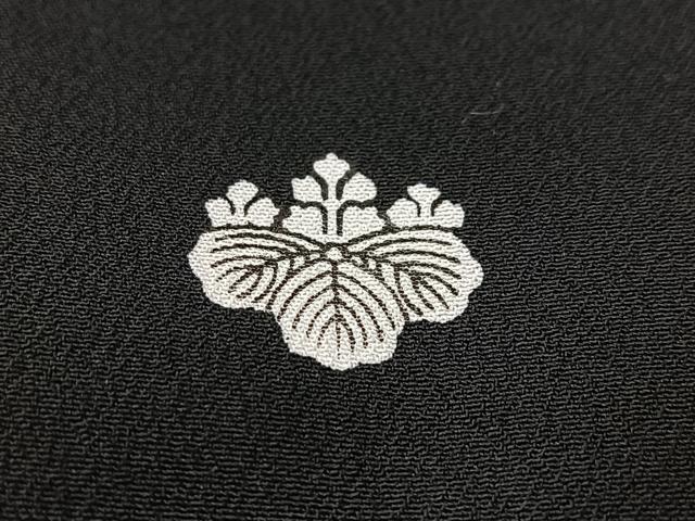 平和屋着物■黒留袖 流水花松文 金彩 洗える着物 BAAX9236yc