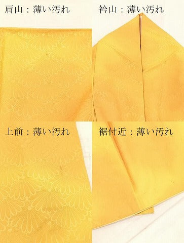 平和屋着物■小紋 菊花地紋 暈し染め ロング丈 洗える着物 BAAX9245yc
