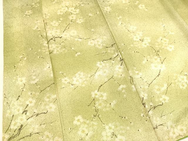 平和屋着物■小紋 枝花文 暈し染め 洗える着物 BAAX9247yc