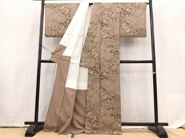 平和屋着物■小紋 辻が花 洗える着物 BAAX9278yc