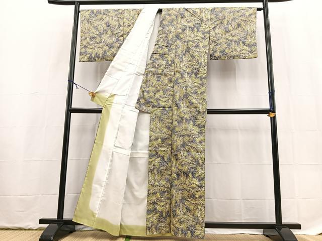 平和屋着物■小紋 風景樹林文 洗える着物 BAAX9288yc