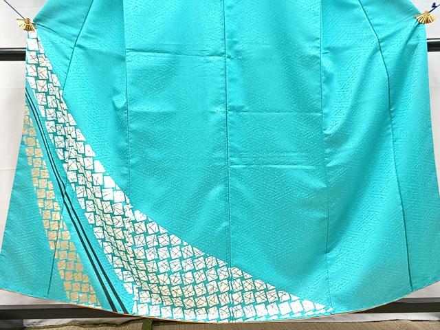 平和屋着物■訪問着 背抜き仕立て 箔散らし文様 金彩 洗える着物 BAAX9296yc