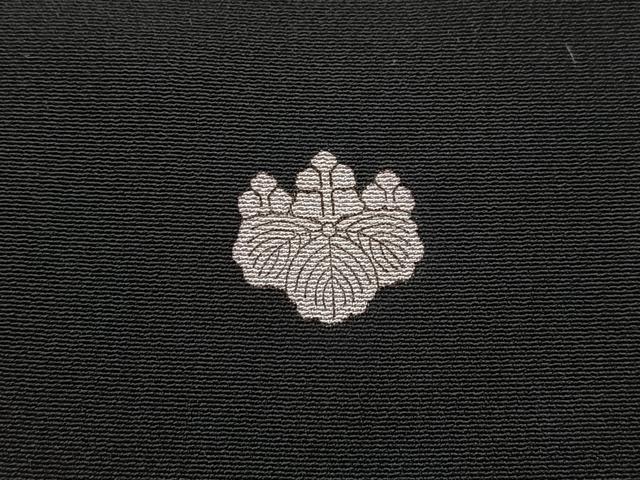 平和屋着物■黒留袖 刺繍 尾長鳥更紗花文 金彩 銀糸 洗える着物 BAAX9321yc