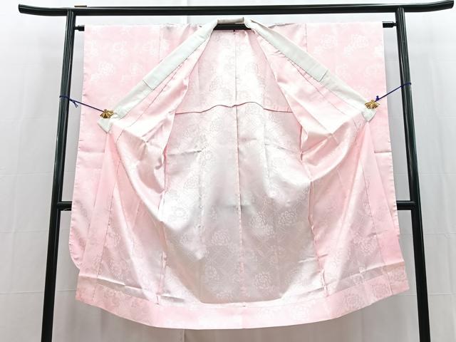 平和屋着物■振袖用長襦袢 無双仕立て 七宝花地紋 暈し染め 洗える着物 BAAX9326yc