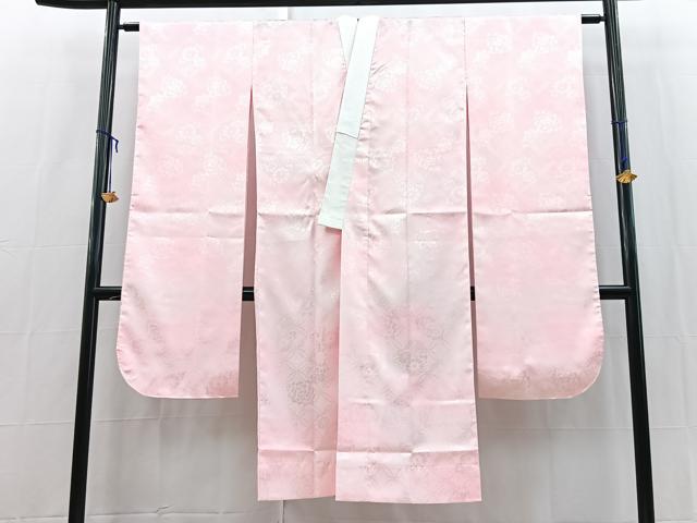 平和屋着物■振袖用長襦袢 無双仕立て 七宝花地紋 暈し染め 洗える着物 BAAX9326yc