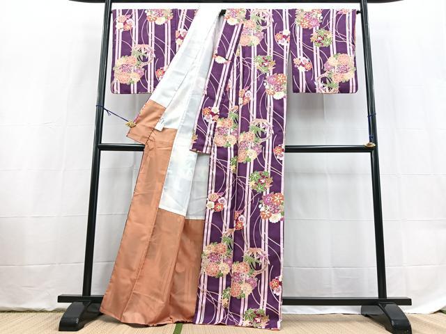 平和屋着物■小紋 薬玉 洗える着物 BAAX9340yc
