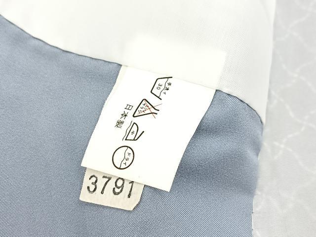 平和屋着物■小紋 扇面色紙花文 洗える着物 BAAX9395yc