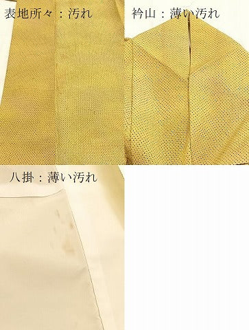 平和屋着物■小紋 鹿の子文様 暈し染め 洗える着物 BAAX9397yc
