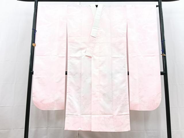 平和屋着物■振袖用長襦袢 無双仕立て 貝桶花地紋 暈し染め 洗える着物 BAAX9416yc