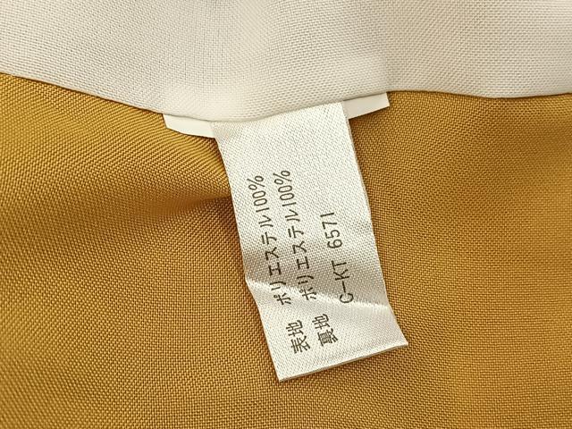 平和屋着物■小紋 芝草花文 洗える着物 BAAX9455yc