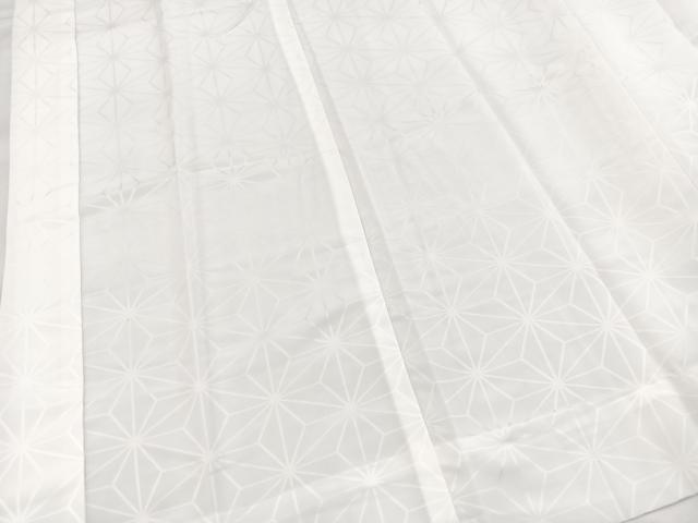 平和屋着物■長襦袢 無双仕立て 麻の葉文様 洗える着物 BAAX9476yc