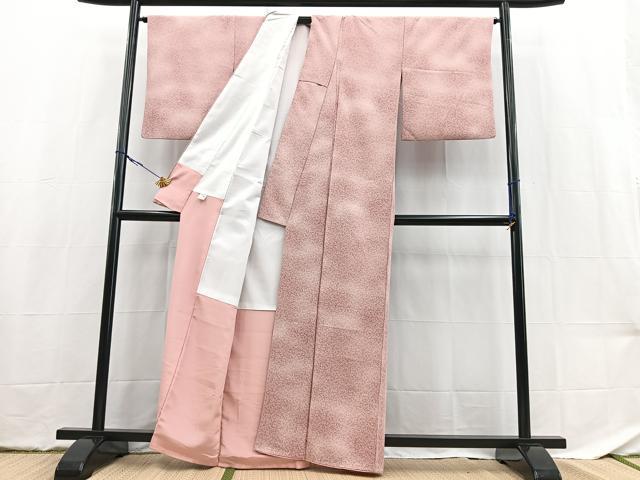 平和屋着物■小紋 松竹梅文 暈し染め 洗える着物 BAAX9499yc