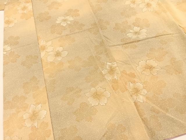 平和屋着物■小紋 舞花文 暈し染め 洗える着物 BAAX9508yc