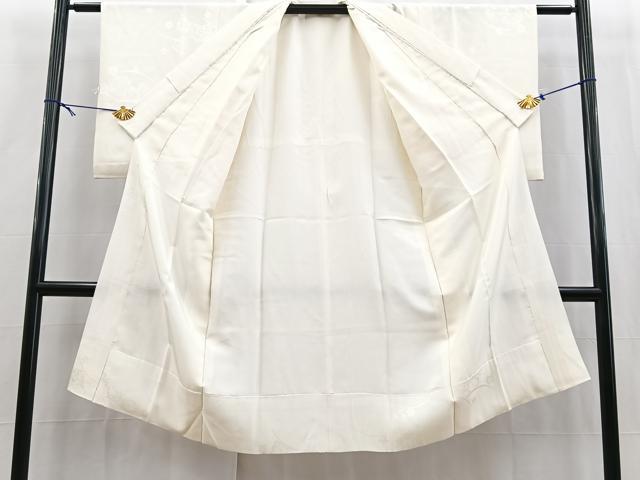 平和屋着物■長襦袢 袷 芝草花地 正絹 逸品 BAAX9538yc
