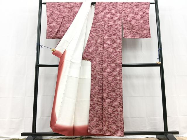 平和屋着物■上質な小紋 笹竹文 正絹 逸品 BAAX9542yc
