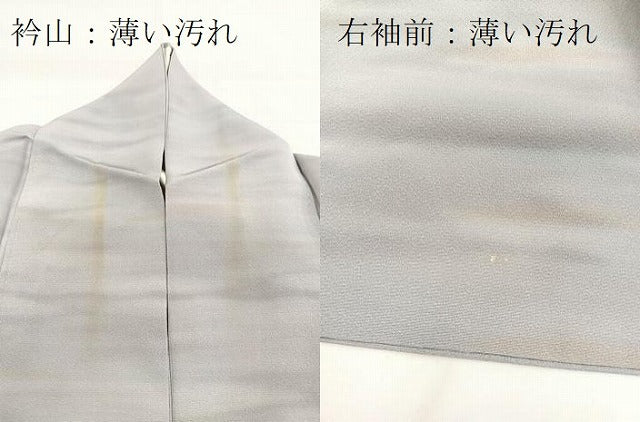 平和屋着物■上質な小紋 霞文 暈し染め 正絹 逸品 BAAX9555yc