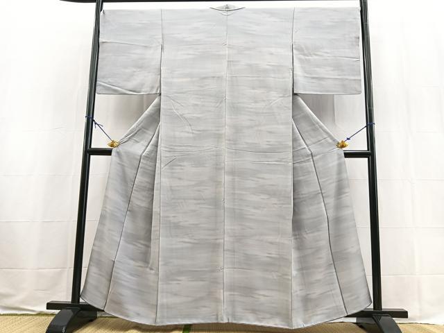 平和屋着物■上質な小紋 霞文 暈し染め 正絹 逸品 BAAX9555yc