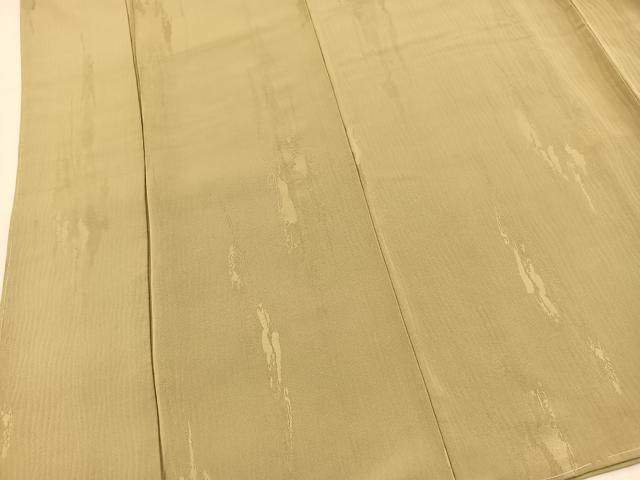 平和屋着物■上質な色無地 杢目地紋 柳茶色 正絹 逸品 未使用 BAAX9569yc