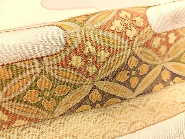平和屋着物●訪問着 駒刺繍 吉祥エ霞文 金彩 正絹 逸品 BAAX9587yc
