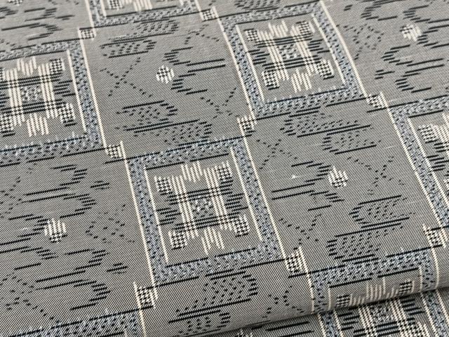 平和屋着物■本場大島紬 琉球絣文様 正絹 逸品 BAAX9628yc