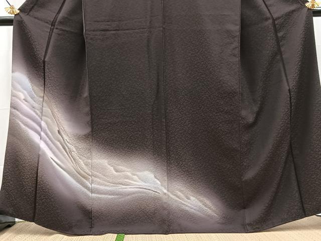 平和屋着物●訪問着 霞文 暈し染め 正絹 逸品 BAAX9629yc