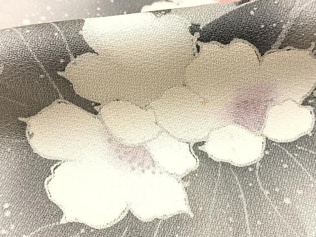 平和屋着物■訪問着 草花文 暈し染め 正絹 逸品 BAAX9654yc