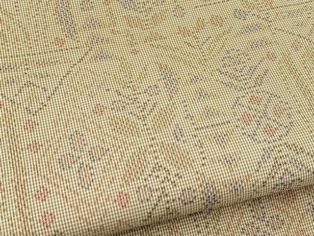 平和屋着物■本場大島紬 幾何学文様 正絹 逸品 BAAX9661yc