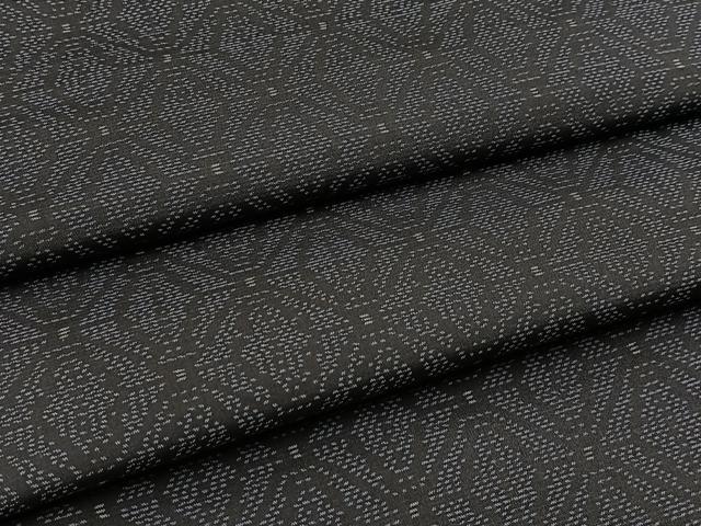 平和屋着物■本場大島紬 麻の葉文様 正絹 逸品 BAAX9710yc