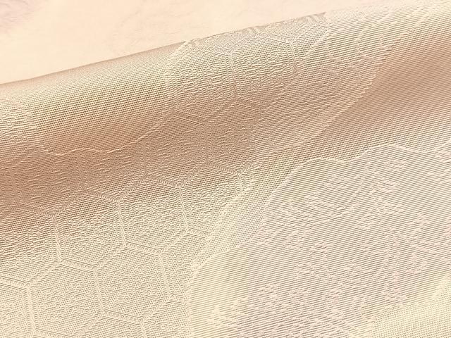 平和屋着物●上質な小紋 地紋起こし 道長花地紋 正絹 逸品 BAAX9735yc