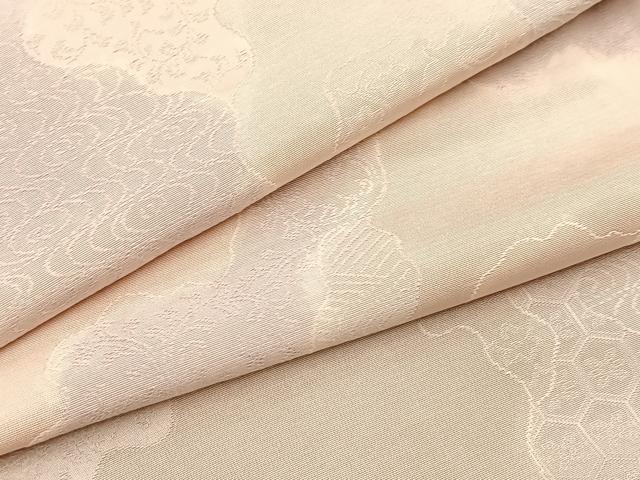 平和屋着物●上質な小紋 地紋起こし 道長花地紋 正絹 逸品 BAAX9735yc