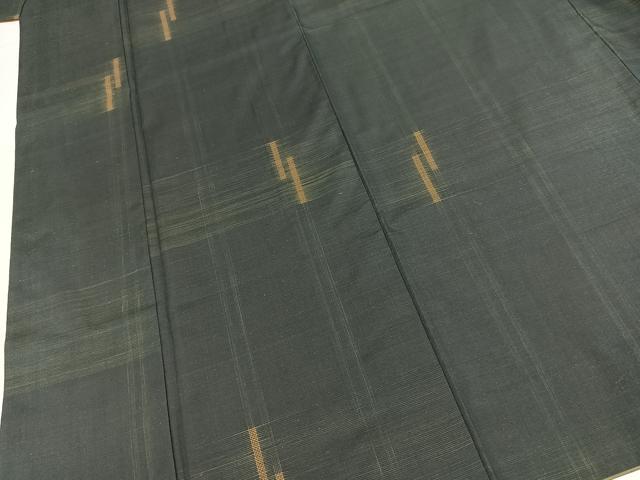 平和屋着物■本場大島紬 7マルキ 幾何学文様 正絹 逸品 BAAX9738yc