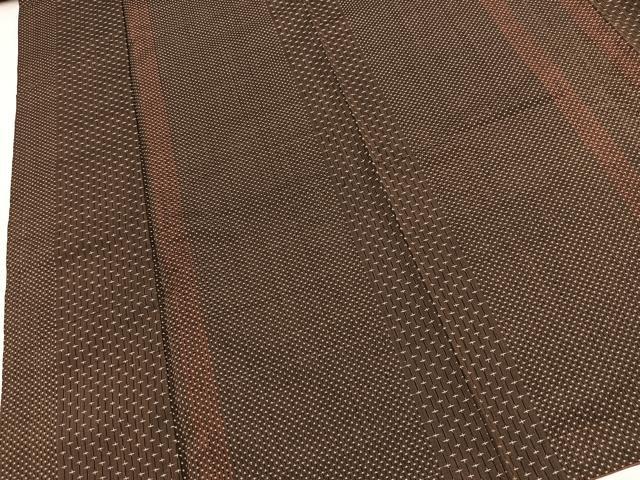 平和屋着物■上質な紬 間道 正絹 逸品 BAAX9743yc