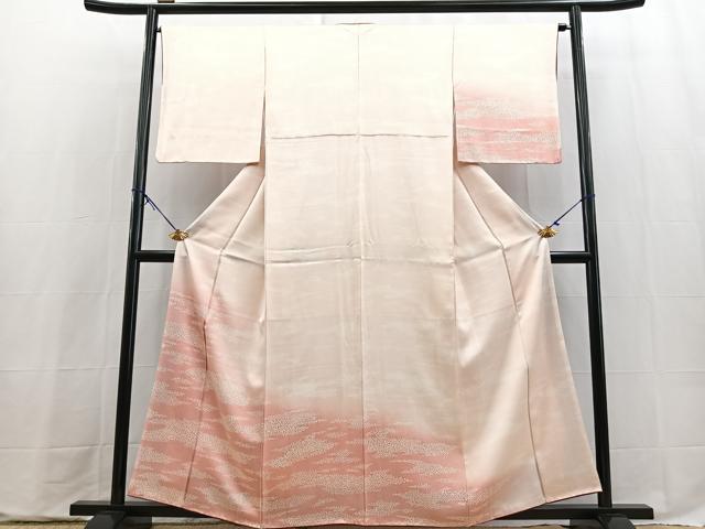 平和屋着物■訪問着 霞文 暈し染め 正絹 逸品 BAAX9750yc